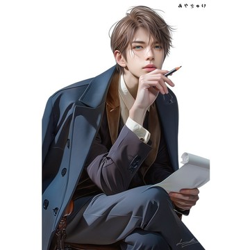 【9 月新作】07-148-0324 人物貼紙 幻想復古浪漫喫茶