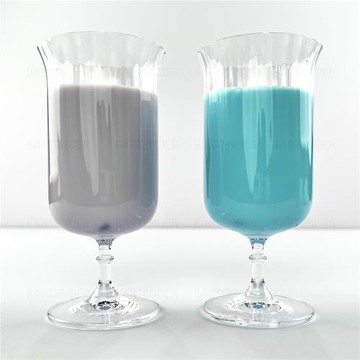 LUCARIS日式復古棱紋海波杯/水杯/啤酒杯/飲料杯340毫升-泰國進口