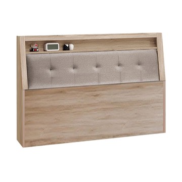 文創集 克提拉6尺雙人加大貓抓皮革可收納床頭片(不含床底＋不含床墊)-181x13x103cm免組