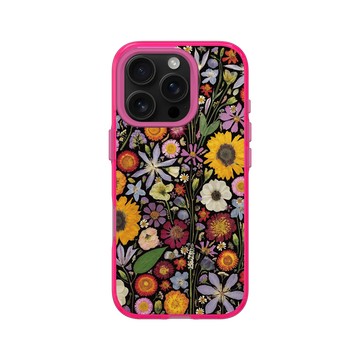 iPhone 16 Pro Clear 粉漾桃 - Flower Press Stuido - 浪潮