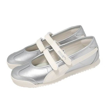 Puma 休閒鞋 Turino II Ballet Silver 女鞋 銀 瑪莉珍鞋 409080-01
