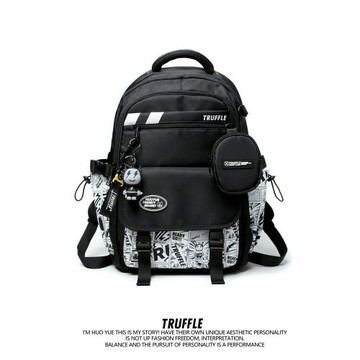 TRUFFLE原創漫畫雙肩包男初中書包女小學生大容量大學生旅行背包