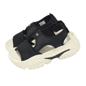 涼鞋 Ozgaia Sandal W 女鞋 黑 白 魔鬼氈 厚底 增高 三葉草 JI2428