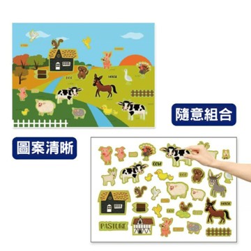 英國 Flower monaco益智靜電貼