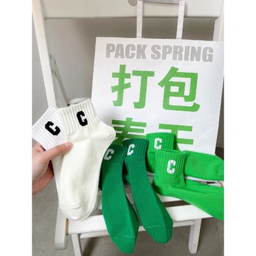 天天淘寶跨店襪子女短襪純棉白色運動春夏新款淺口字母船襪