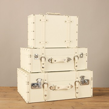 }復古手提木箱子家用餐廳收納儲物整理箱民國皮箱拍照道具百寶箱