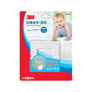 3M 防撞護角  42 x 42 x 21mm  透明  1組