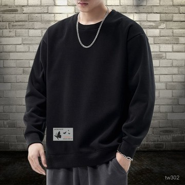M-8XL 情侶休閒長休閒衛衣 大呎碼大學t 情侶裝 班服 隊服 圓領薄款上衣 秋款男生圓領長袖 男生長t 男生衣服百搭