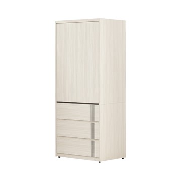 Homelike 喜家居2.7尺三抽衣櫃(2542)