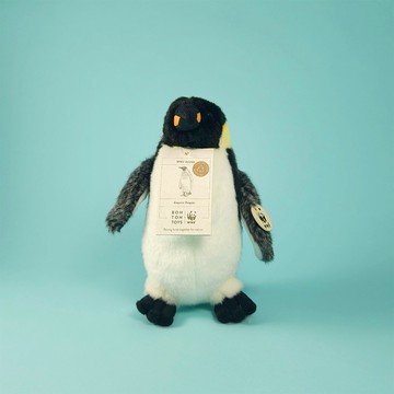 【BON TON TOYS x WWF】皇帝企鵝填充玩偶-20cm