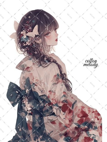 original sticker no.7166 人物貼紙 原創貼紙 女孩貼紙 原創人物貼紙