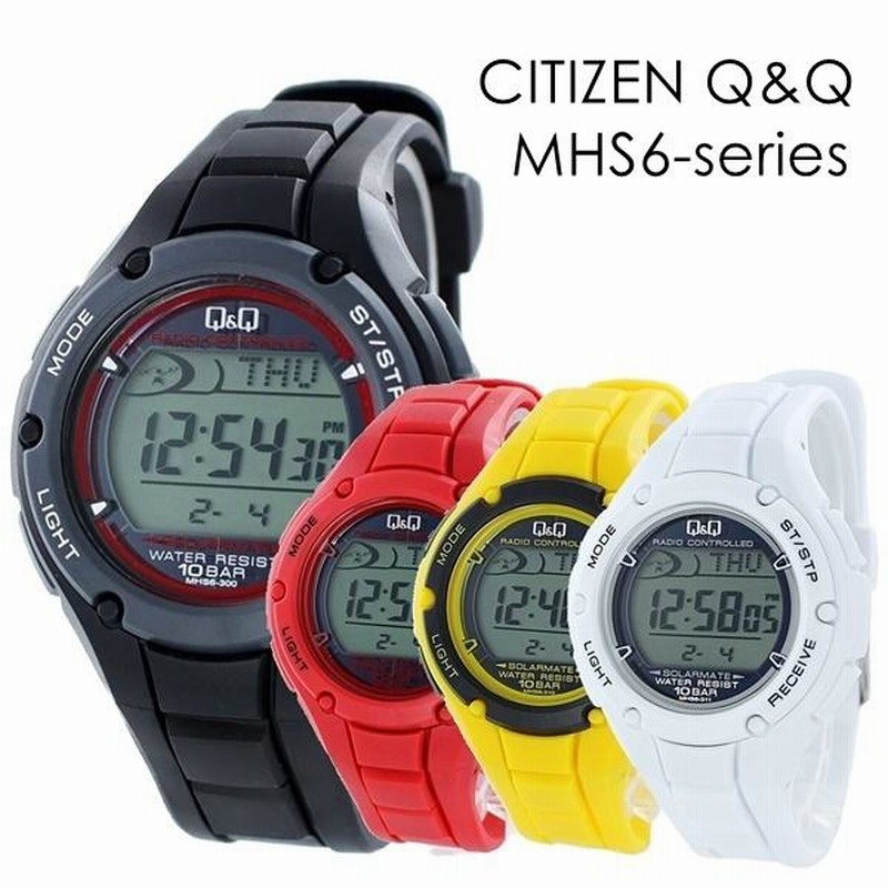 シチズン 電波 ソーラー電波時計 メンズ QQ チプシチ CITIZEN 腕時計