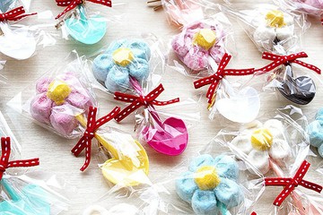 愛心鏟子義大利大花花棉花糖 | 創意糖果 婚禮 生日 聖誕節 派對