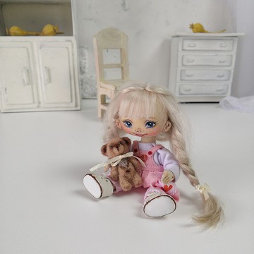 微型布娃娃 小美術娃娃 手工布娃娃 布娃娃 紡織娃娃