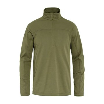 ├登山樂┤瑞典Fjallraven Abisko Lite Fleece 半開襟夾克 男 FR87113-620 綠