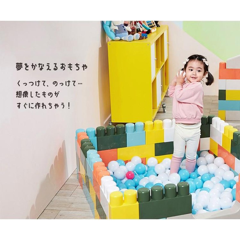 DECEMBERMAY カラーブロックセット HAENIM TOY /Anuri/ マカロン ビッグ ブロック 74ピース セット