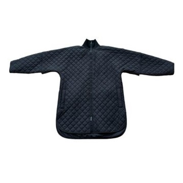 愛馬仕HERMES MODULAR PONCHO JACKET拉鍊斗篷外套(輕羽絨/黑色)