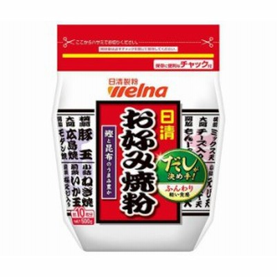 日清ウェルナ 日清 お好み焼粉 500g×12袋入｜ 送料無料