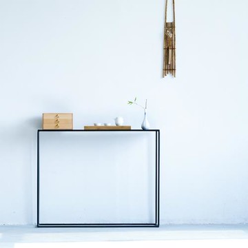 日式簡約鐵藝玄關桌 茶棚茶具收納架置物架茶室展示臺博古架茶道