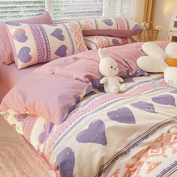 棋盤格全棉床組 精梳棉床包組 四件組 三件組 單人雙人加大特大床包組 床單被套枕頭套床包 保潔墊 純棉床罩