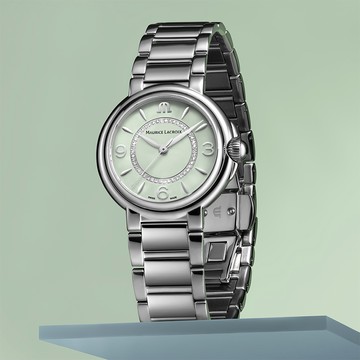 Maurice Lacroix 艾美錶 FIABA 顏色限定版鑽石女錶(FA1104-SS002-G20-1)