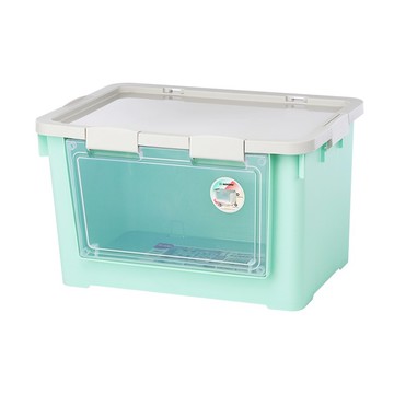 ★免運★KEYWAY 布拉格前取式整理箱 藍(417*620*369mm/70L) [大買家]