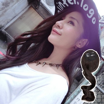 魔髮樂 造型假髮 局部增量 夜上海 復古風 側分長瀏海 穿搭假髮 接髮 補髮片  WZ