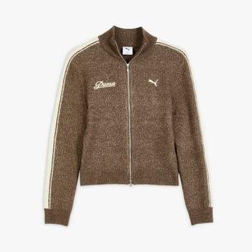 PUMA 流行系列Retro Tape合身針織立領外套 女性