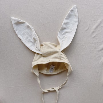 YOUrs - 好棉小兔帽-淡奶茶