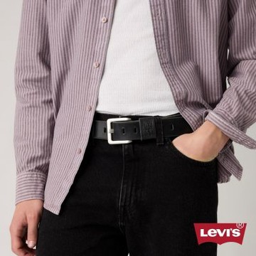 Levi s 經典寬版皮帶 / 魚子醬黑 人氣新品