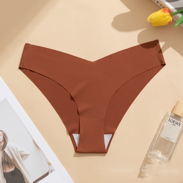 韓版低腰冰絲一片無痕運動內褲【U29】