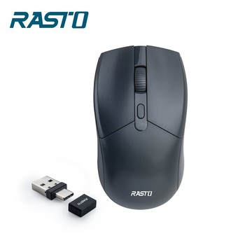 【RASTO】RM31 四鍵式雙介面無線滑鼠