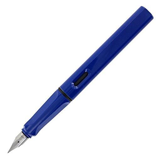 LAMY ラミ- サファリ ブル- 万年筆(M) スチ-ルペン先 L14-M 〔〕