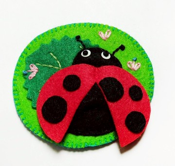 訓練眼罩 弱視矯正 眼罩 Patch Eye  單眼左右更換式遮眼罩- 瓢蟲