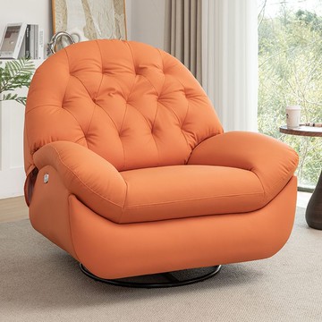 電動單人沙發 懶人沙發 太空沙發 免運  王一博同款功能沙發小客廳單人休閑懶人旋轉太空電動多功能沙發椅 可開立發票-快速出貨