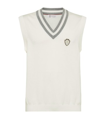 Brunello Cucinelli Cotton Sweater Vest
