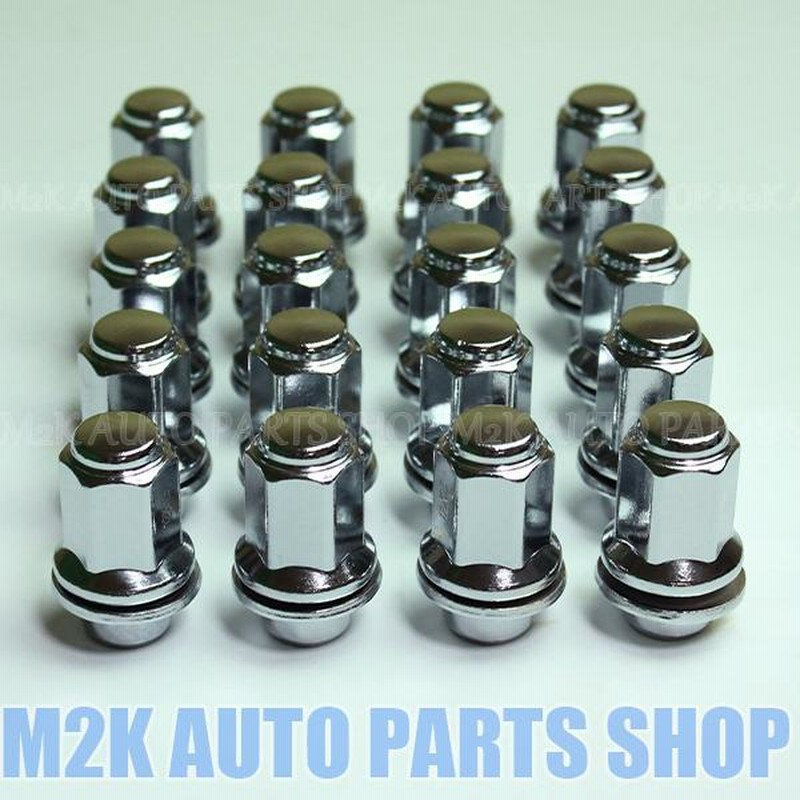 ホイールナット 24個 平座ナット トヨタ 純正 ホイール 用 ストレートナット 47mm P1.5 21HEX ハイエース サーフ 袋ナット M12  | LINEブランドカタログ