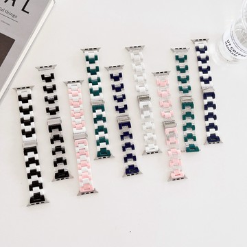 糖果色 樹脂錶帶 蘋果手錶帶 Apple Watch 10 9/8/7/6/SE Ultra 42 45 46 49mm