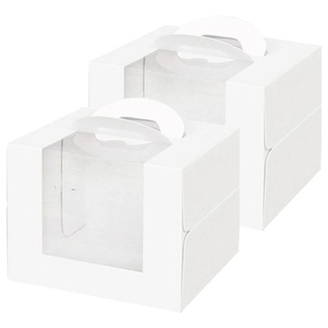 易家烘焙 高提把開窗蛋糕盒 2117  2個  單色