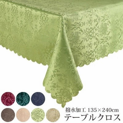 テーブルクロス 撥水 北欧 おしゃれ はっ水 布 キャンプ 薔薇 汚れ防止 パーティ レストラン 業務用 ダマスク柄 135 180cm 4人掛け 通販 Lineポイント最大get Lineショッピング