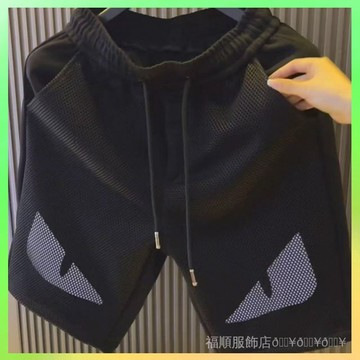 🔥臺灣出貨 2026夏季新款歐貨時尚潮流百搭高端奢潮大氣男運動戶外休閒五分褲 限時特賣X315-2B