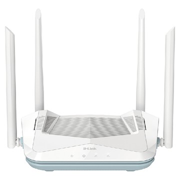 D-Link 友訊科技 R18 AX1800 WIFI6 雙頻無線路由器 - 最新Wi-Fi技術，高速傳輸，多個Gigabit連接埠  1個