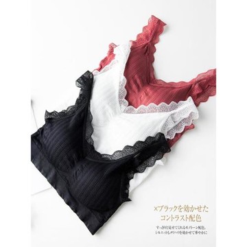 外貿出口尾單女裝剪標大牌清倉尾貨無鋼圈聚攏蕾絲美背背心式文胸