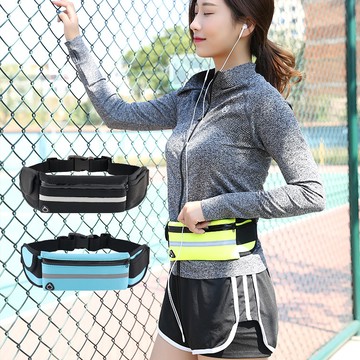 可穿耳機線手機腰包 運動腰包 跑步腰包 防盜腰包 隱形腰包 運動手機包 隨身腰包【BN0160】99750走走去旅行