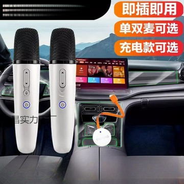 麥克風 電容麥克風 錄音直播專業 適用比亞迪汽車歌話筒海豚驅逐艦車載麥克風騰勢9深藍03