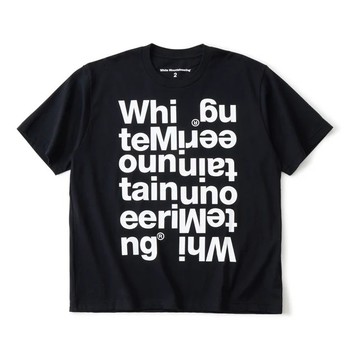 WM DOUBLE LOGO T-SHIRT BLACK