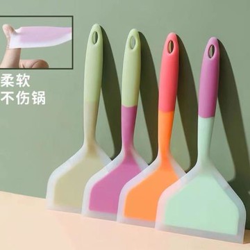 烙餅硅膠鏟子不粘鍋專用鍋鏟玉子燒煎鏟耐高溫炒菜鏟子煎餅鍋鏟