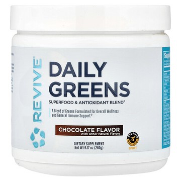 Revive, Daily Greens，巧克力味，9.17 盎司（260 克）