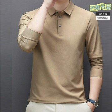 【無痕輕奢】Polo衫 華夫格Polo衫 商務Polo衫 休閒Polo衫 百搭Polo衫 無縫一體成型 純色簡約設計 高端商務休閒 男士通勤必備