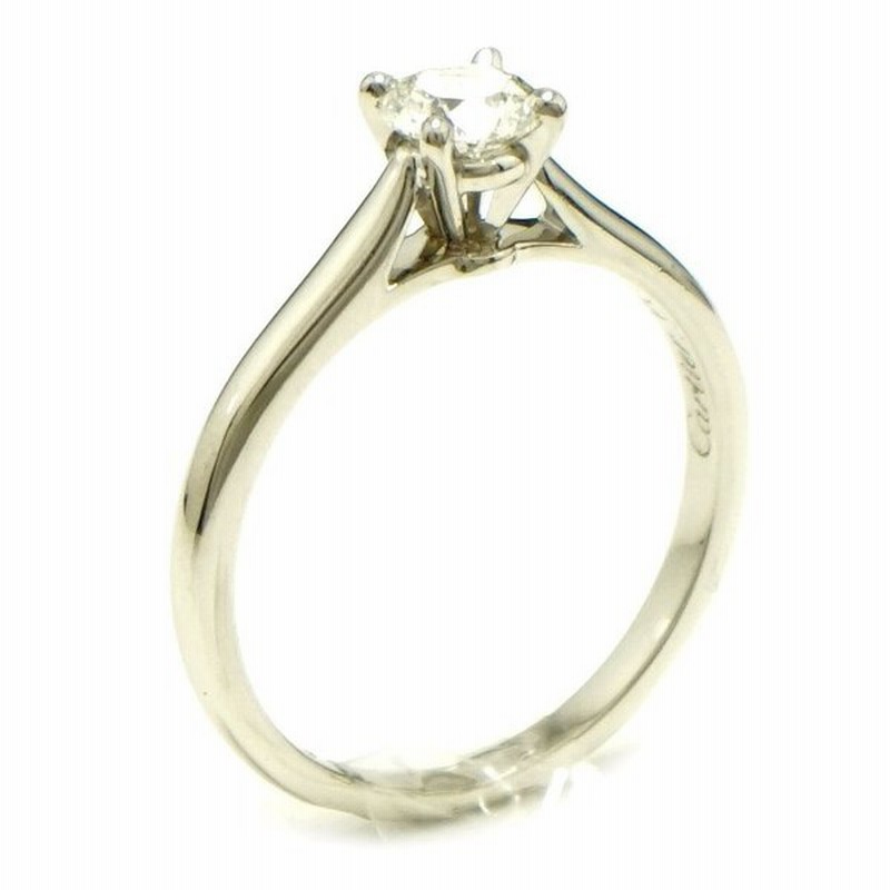 ジュエリー Cartier カルティエ ソリテール リング 指輪 Pt950 プラチナ ダイヤモンド 0 31ct Gカラー Vvs2 Excellent 6号 46 U 通販 Lineポイント最大0 5 Get Lineショッピング